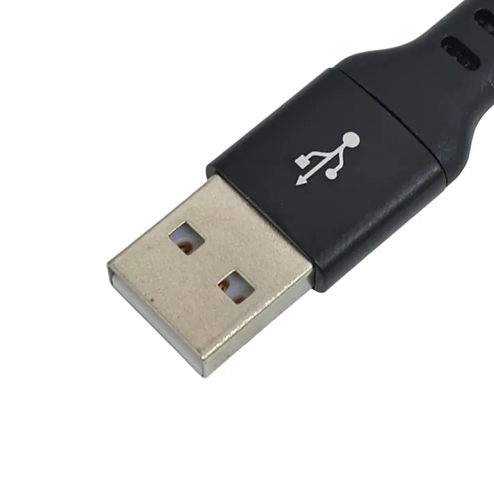 カインズ かさばらない平型ケーブル マグネットタイプ Type-A to Type-C 1m ブラック