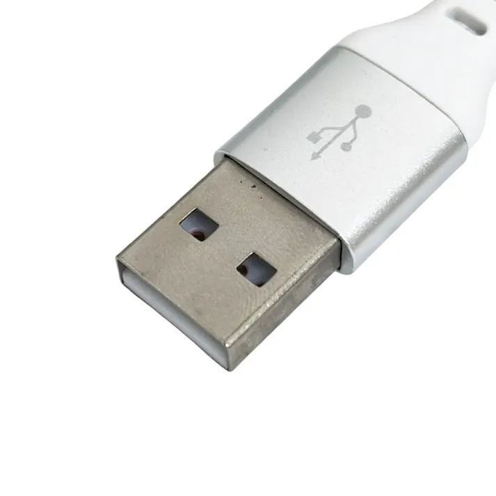 カインズ 平型ケーブル マグネットタイプ Type-A to Type-C +互換Lightning用 1m ホワイト