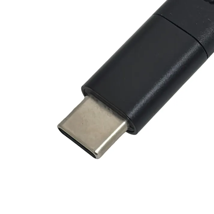 カインズ かさばらない平型ケーブル マグネットタイプ Type-C to Type-C 1m ブラック