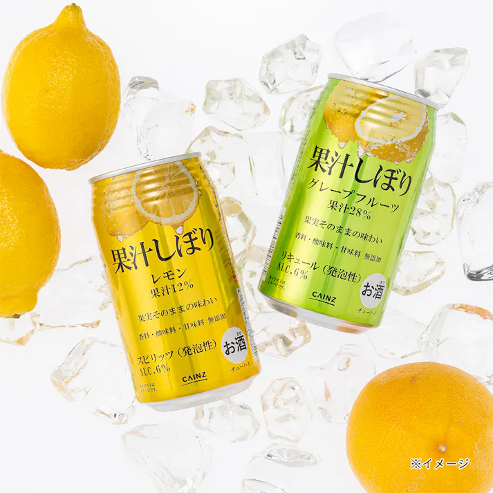 果汁しぼり レモン ALC.6% 350ml