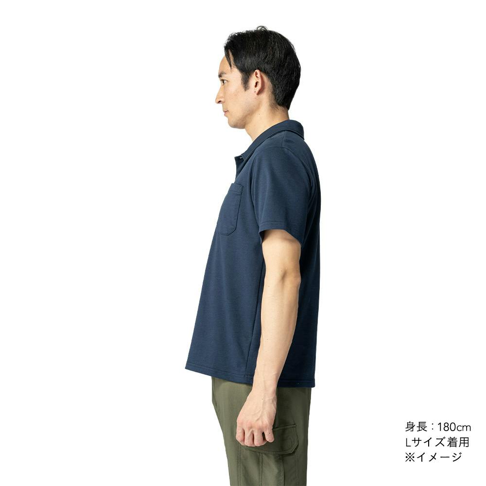 SD綿混ポロシャツ ネイビー LL | 作業着・作業服・安全靴 通販