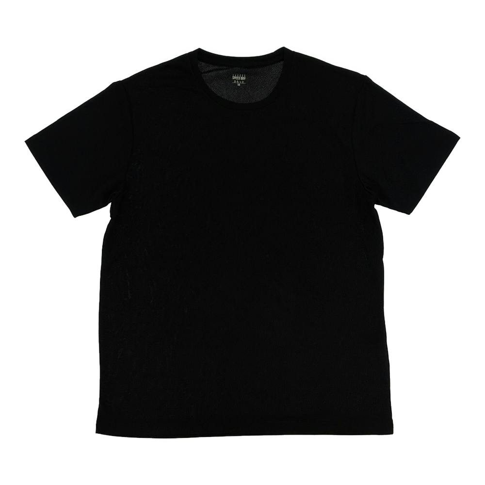 抗菌防臭SDTシャツ2枚組 丸首 M ブラック