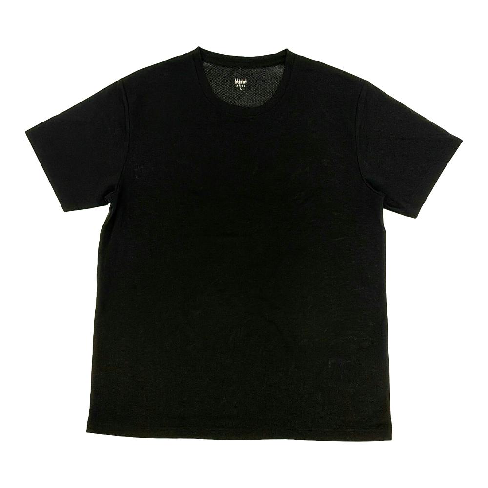 抗菌防臭SDTシャツ2枚組 丸首 L ブラック