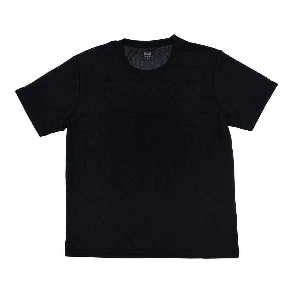 抗菌防臭SDTシャツ2枚組 丸首 LL ブラック