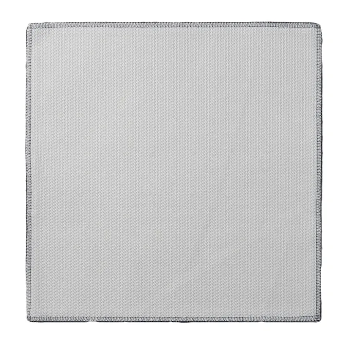 洗えるパズルラグマット シャギー ダークグレー 幅38cm 奥行38cm 厚さ2cm