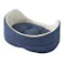 犬猫兼用 防ダニ/抗菌防臭 丸型ベッド M ネイビー