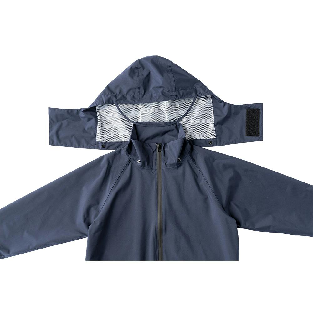 ムレにくいレインスーツ M ネイビー | 作業着・作業服・安全靴 通販