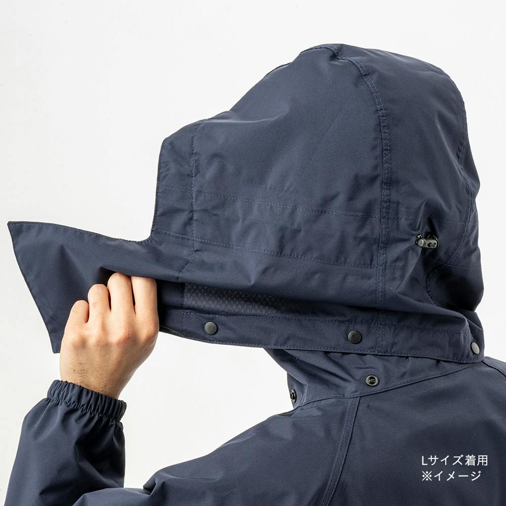ムレにくいレインスーツ M ネイビー | 作業着・作業服・安全靴 通販