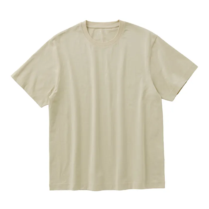 やさしい肌触りの綿100%Tシャツ ベージュ M