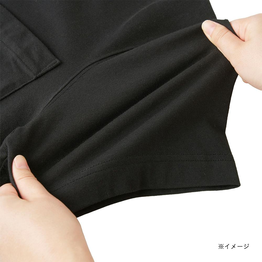 やさしい肌触りの綿100%ポロシャツ ブラック L | 作業着・作業服・安全