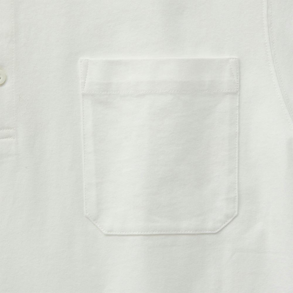 やさしい肌触りの綿100%ポロシャツ ホワイト LL | 作業着・作業服