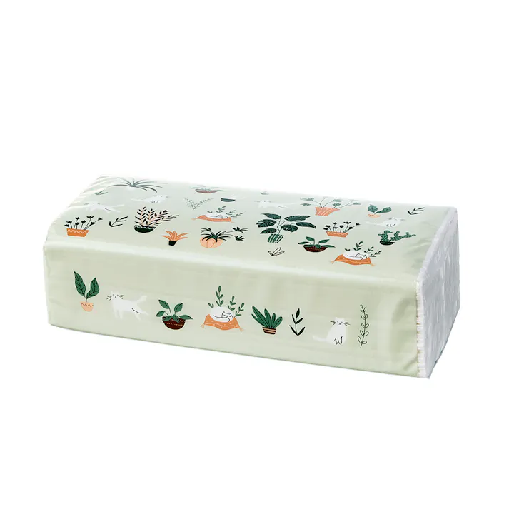 猫デザイン ソフトパックティシュー 200組×6個