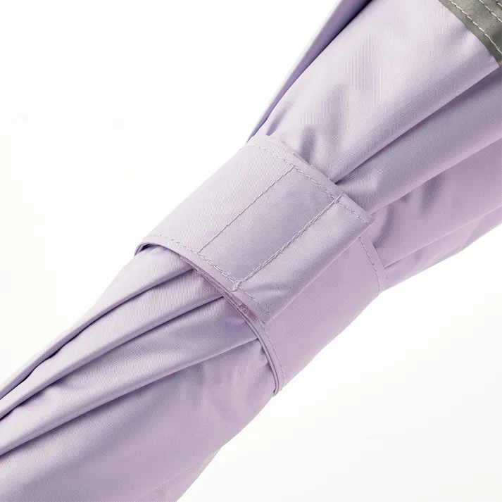 日傘としても使えるランドセルが濡れにくい学童傘 パープル×ベージュ 57cm