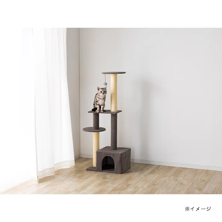 キャットインテリアタワースマート グレー T60