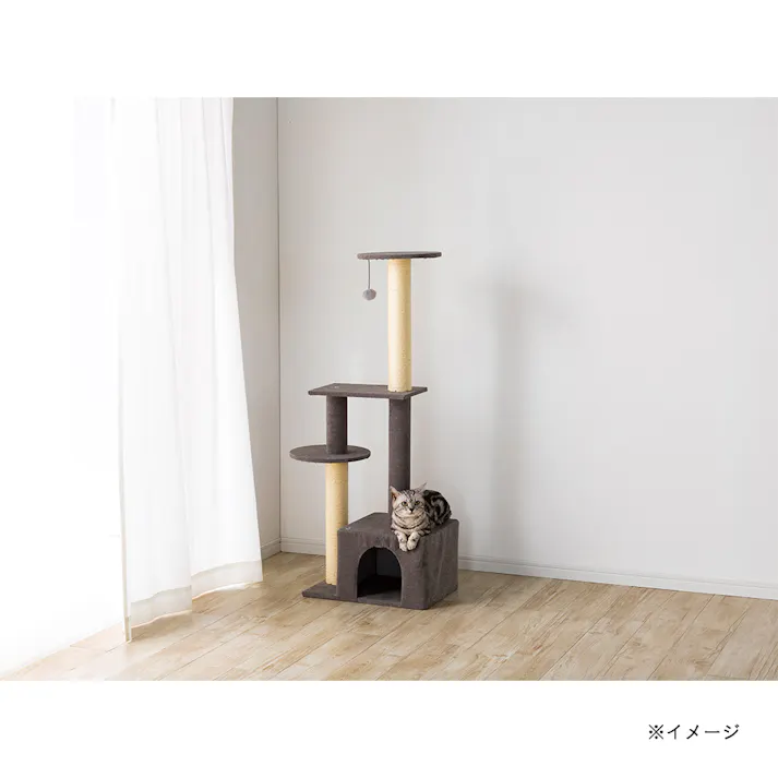 キャットインテリアタワースマート グレー T60