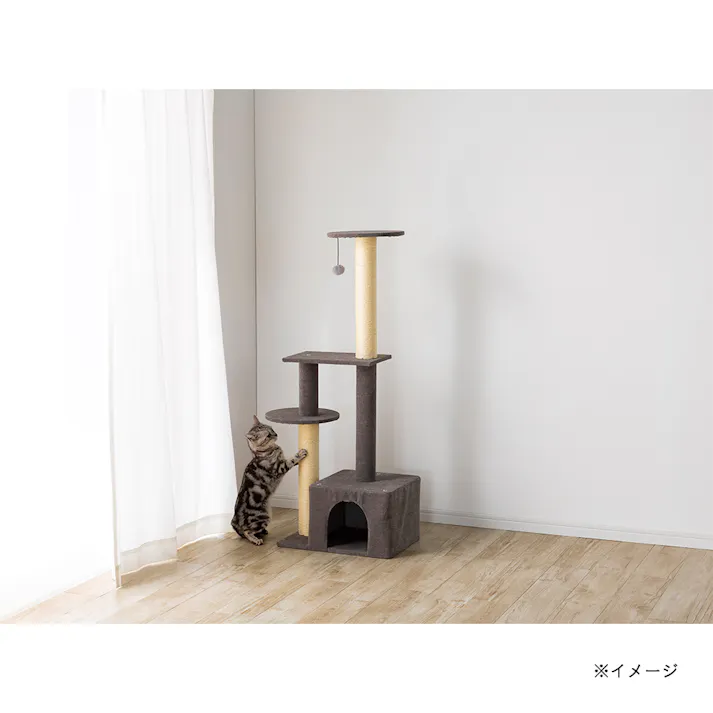 キャットインテリアタワースマート グレー T60
