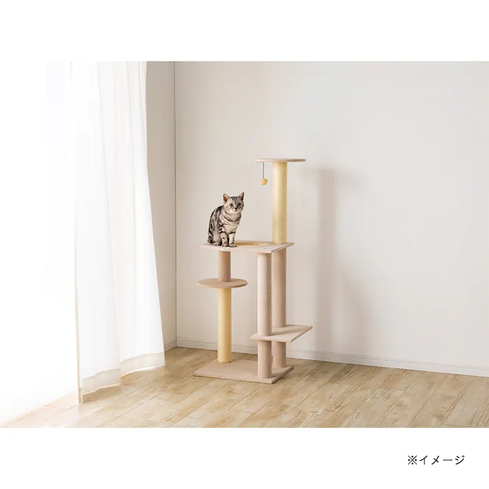 キャットインテリアタワースマート ベージュ T61