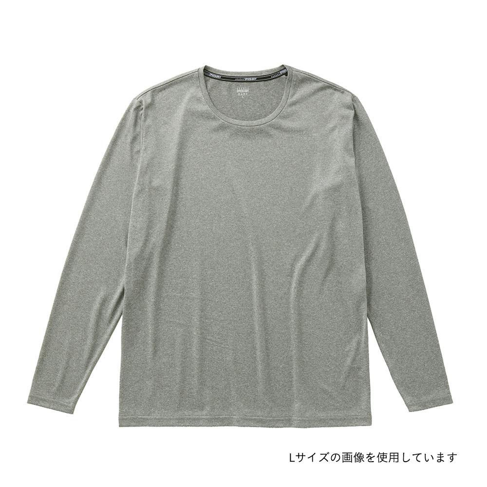 接触冷感Tシャツ 長袖 M 杢グレー | 作業着・作業服・安全靴 通販