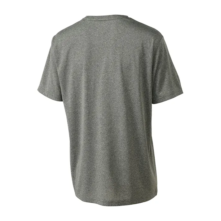 接触冷感Tシャツ 半袖 LL 杢ブラック