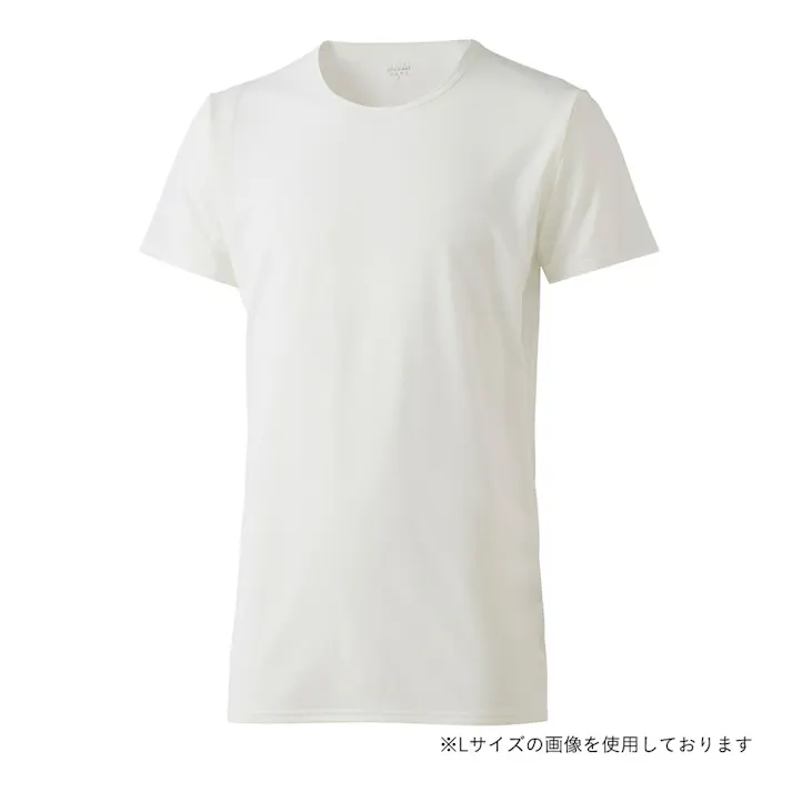 SD ひんやりインナー 丸首 M ホワイト