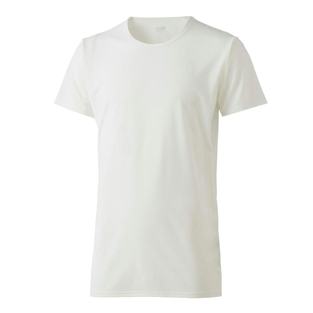 SD ひんやりインナー 丸首 L ホワイト