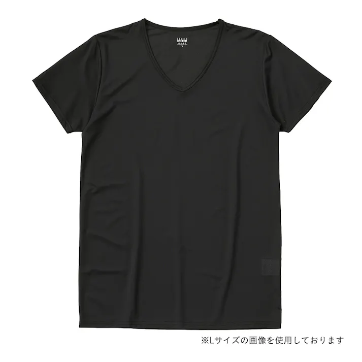 SD ひんやりインナー V首 LL ブラック