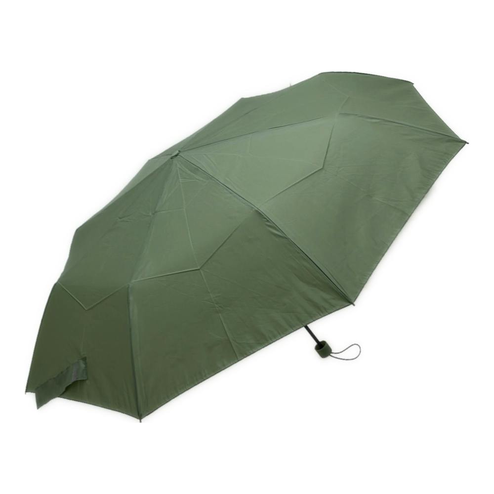 畳みやすい折りたたみ傘 カーキ 70cm