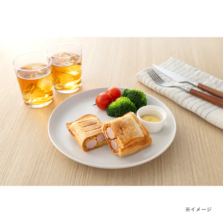 レンジで楽チン ホットサンドメーカー