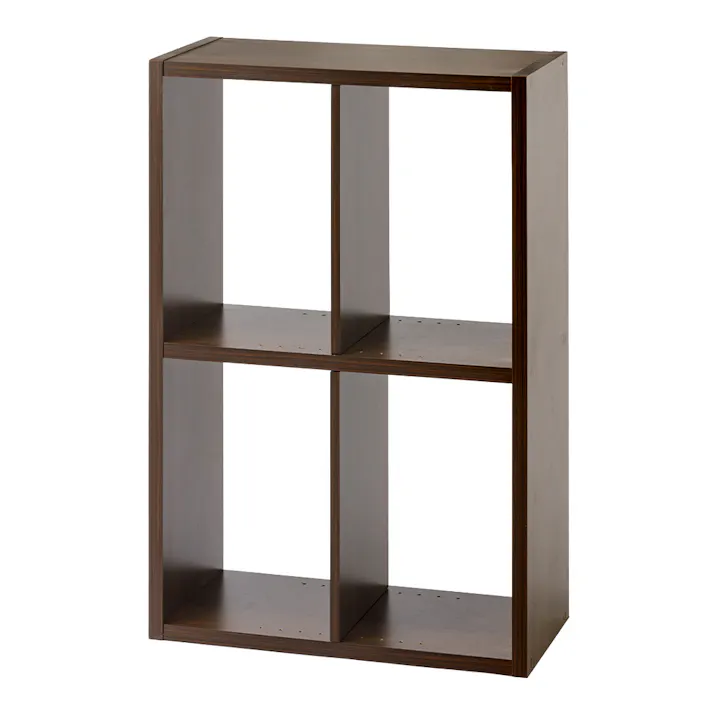 縦横使用できるオープンラック ブラウン SH49 幅90cm 奥行29cm 高さ60cm