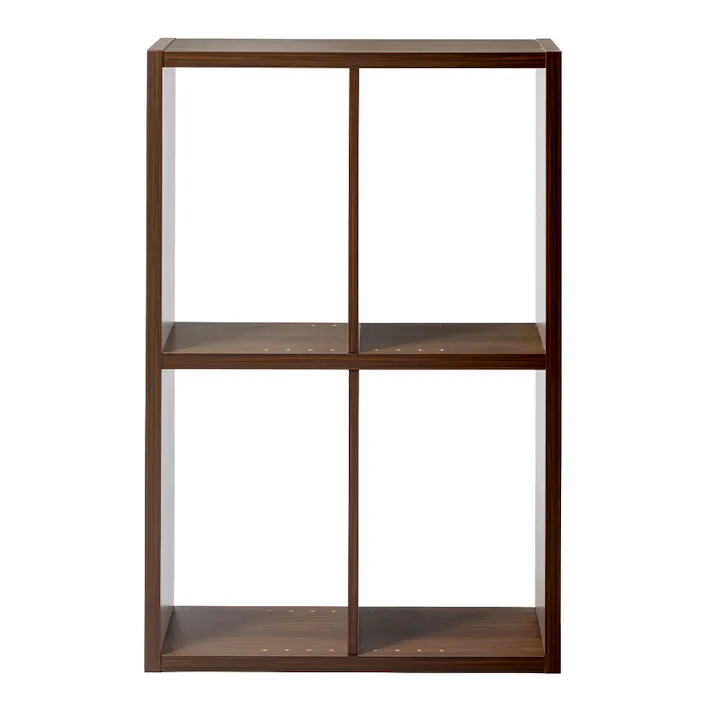 縦横使用できるオープンラック ブラウン SH49 幅90cm 奥行29cm 高さ60cm