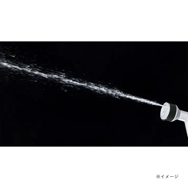 指一本で水量調節散水ノズル 5パターン