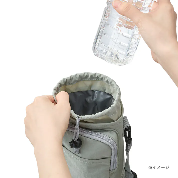 スマホが入るボトルカバー ミントグリーン 幅14.5cm 高さ21.5cm