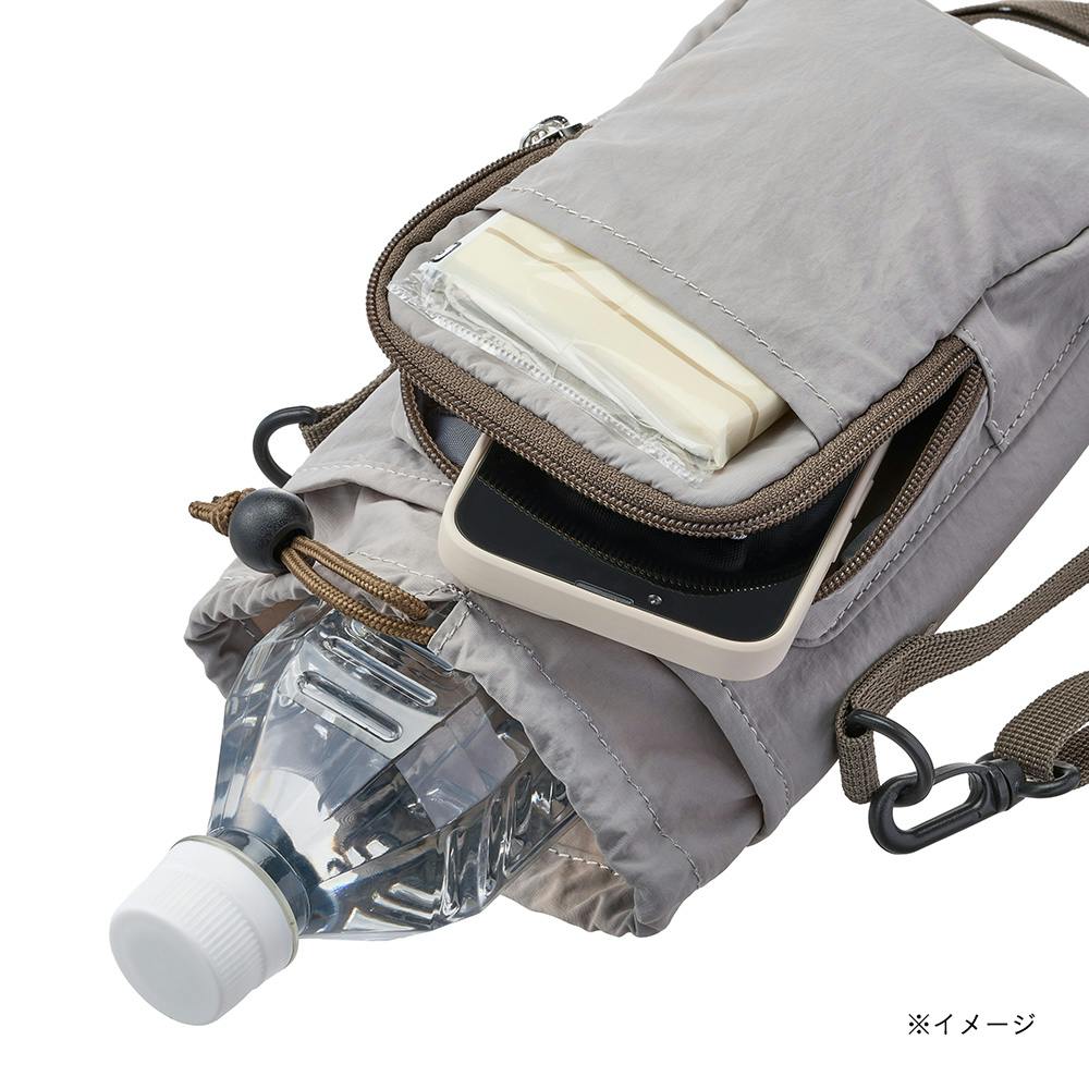 スマホが入るボトルカバー モカ 幅14.5cm 高さ21.5cm | 弁当箱・水筒