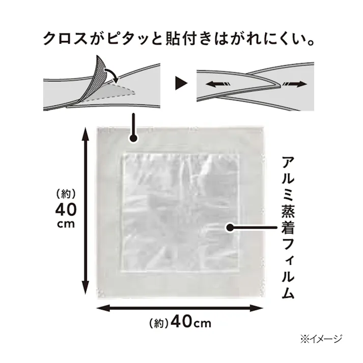 保冷マルチクロス ミントグリーン 幅40cm 高さ40cm