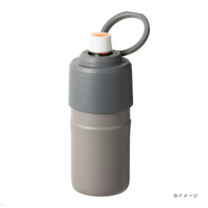 保冷保温ボトルホルダー ダークグレー