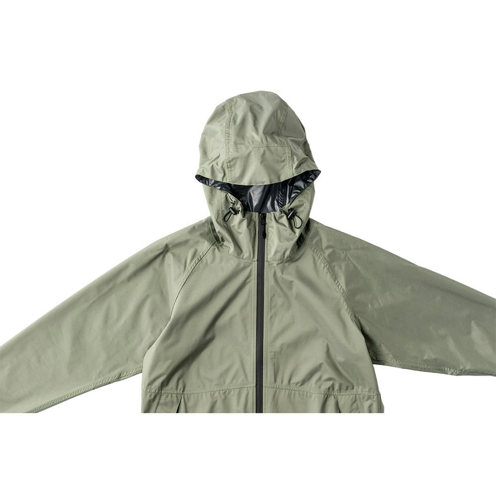 ムレにくいストレッチレインスーツ M カーキ | 作業着・作業服・安全靴