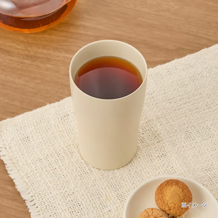 汚れにくい薄口ステンレスタンブラー 280ml ベージュ