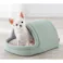 犬用ドームベッドS グリーン