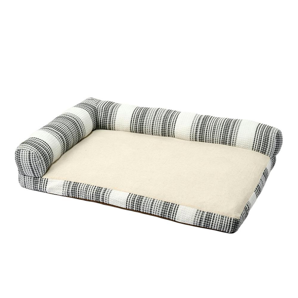 縁付きジャンボベッド Bambooワッフルストライプ