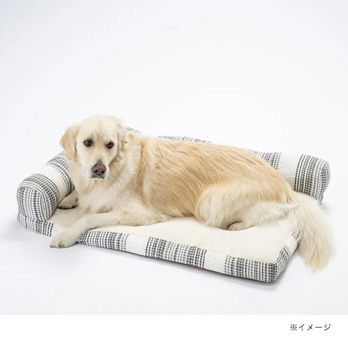 縁付きジャンボベッド Bambooワッフルストライプ