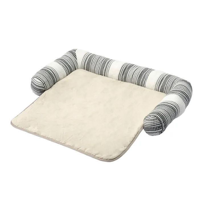 ごろ寝マット ジャンボ Bambooワッフルストライプ