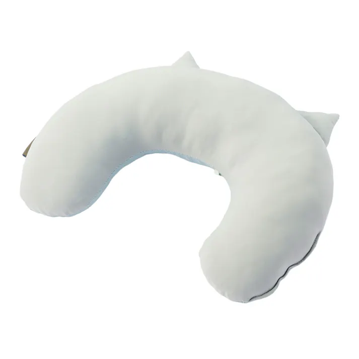 ひんやり猫耳あごのせまくら グリーン