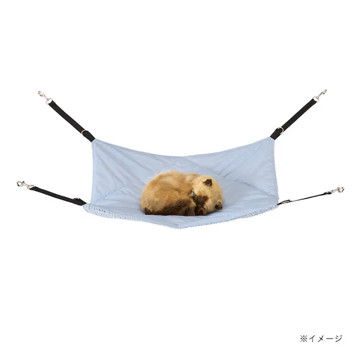 ひんやり猫ハンモック Mサイズ ライトブルー