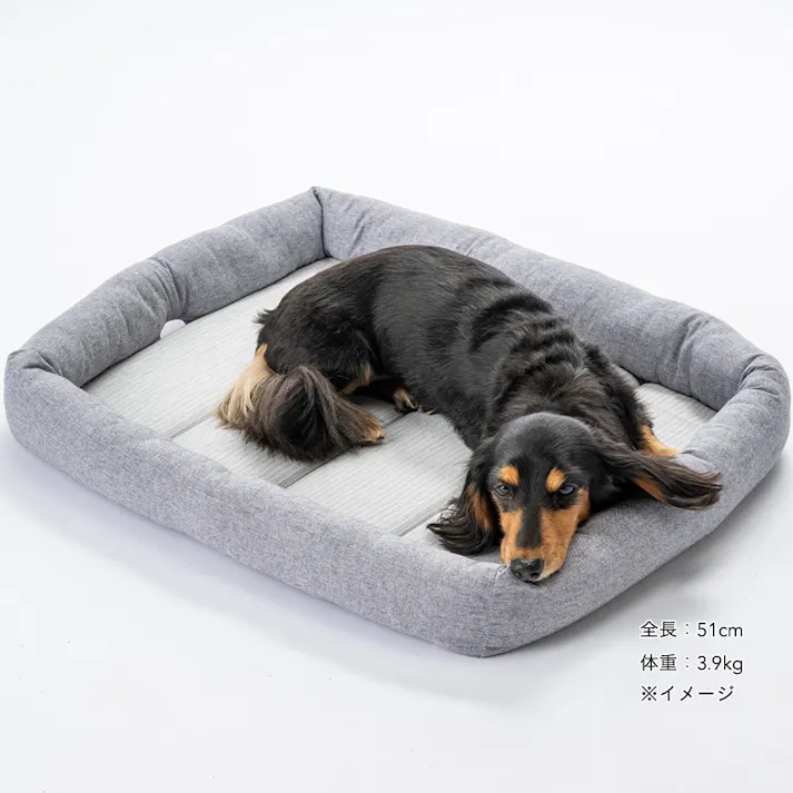 ひんやりクッションマット Mサイズ グレー
