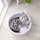 もっとひんやり猫丸型ベッド ジャンボ ペールパープ