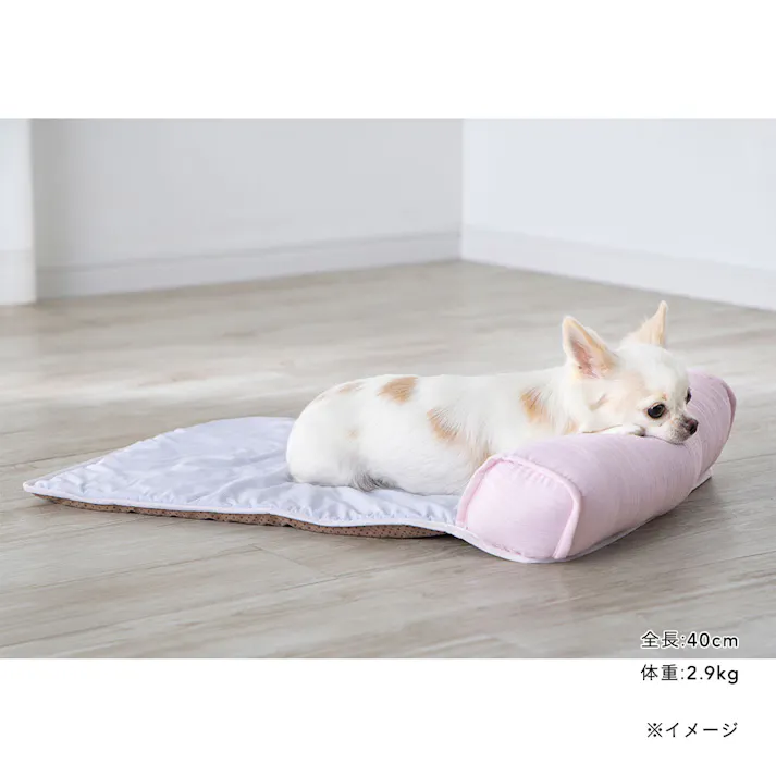 もっとひんやりごろ寝マット ペールパープル
