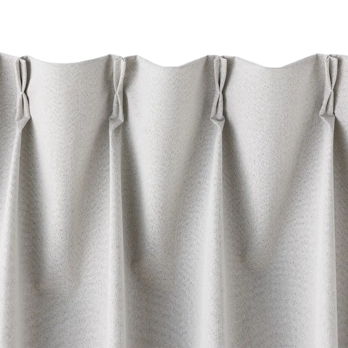 遮光4枚セットカーテン アイボリー 幅100cm 丈178cm
