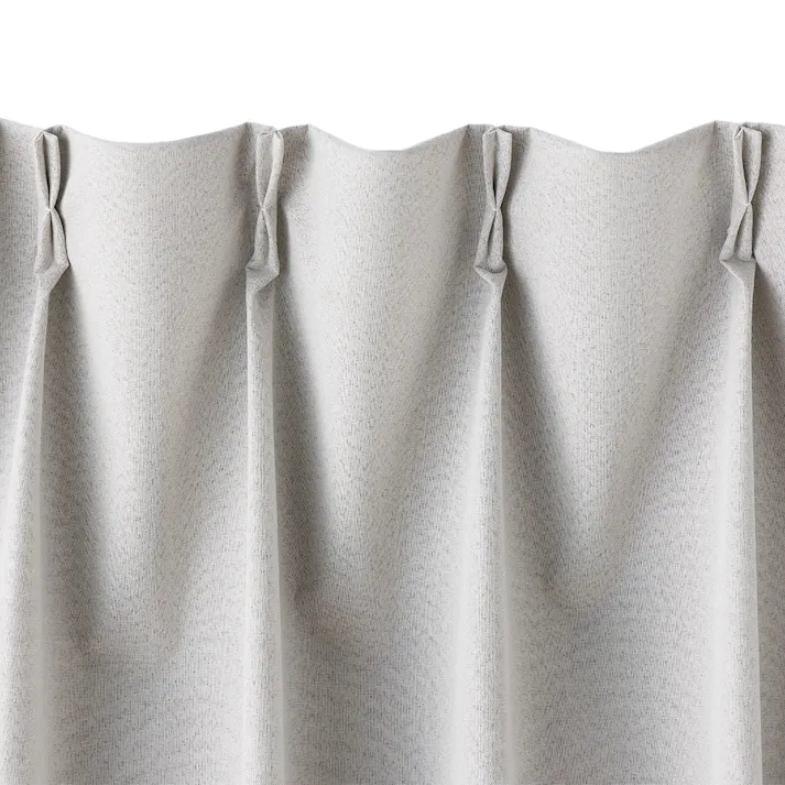遮光4枚セットカーテン アイボリー 幅100cm 丈200cm