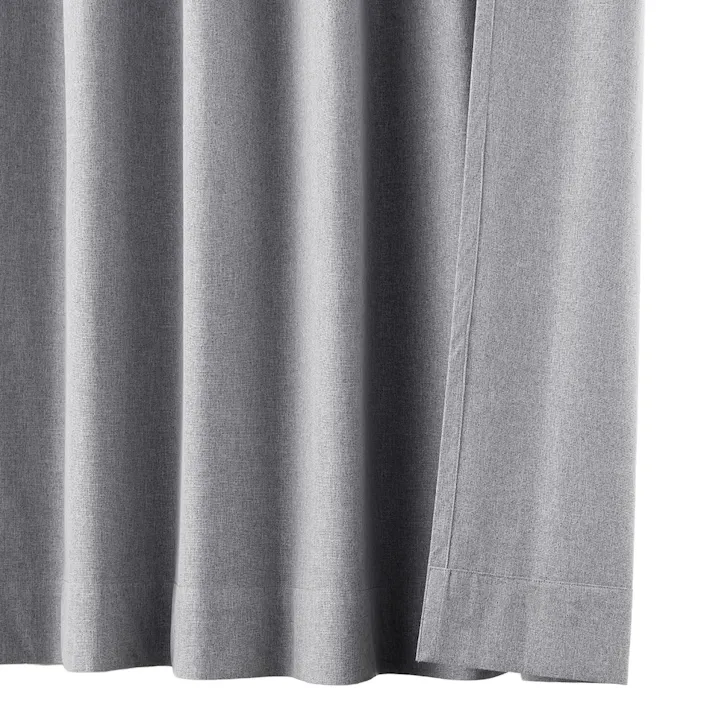 遮光4枚セットカーテン グレー 幅100cm 丈200cm