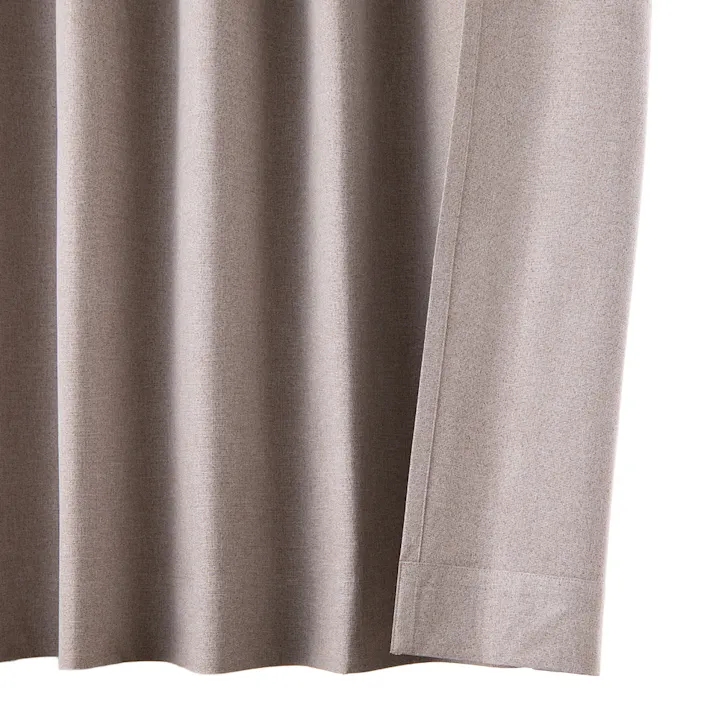 遮光4枚セットカーテン ブラウン 幅100cm 丈178cm